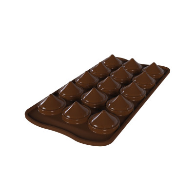 Moule à chocolat en silicone Kiss Silikomart