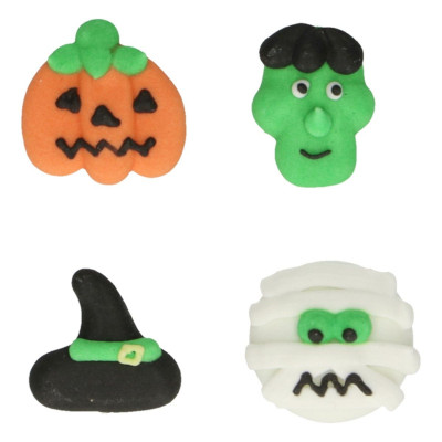 Set de 12 décorations en sucre Halloween Funcakes