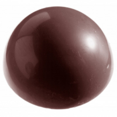 Moule à chocolat en polycarbonate Demi-Sphère 80mm