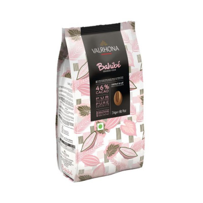 Bahibé 46% - Chocolat de couverture lait en fèves 3kg VALRHONA