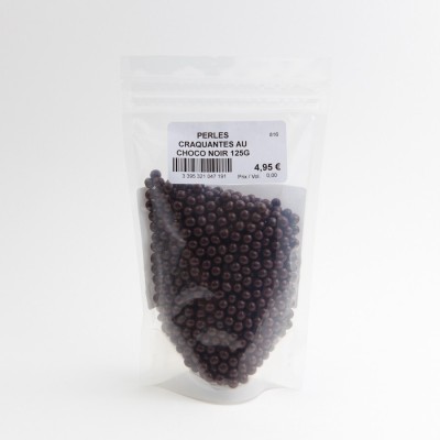 Perles craquantes au chocolat noir VALRHONA 125g