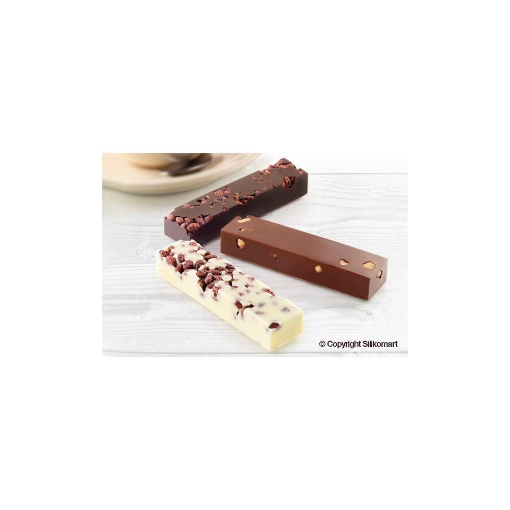 Moule à chocolat en silicone Barre snack Silikomart