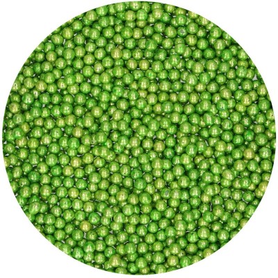 Perles de sucre métallique vert funcakes