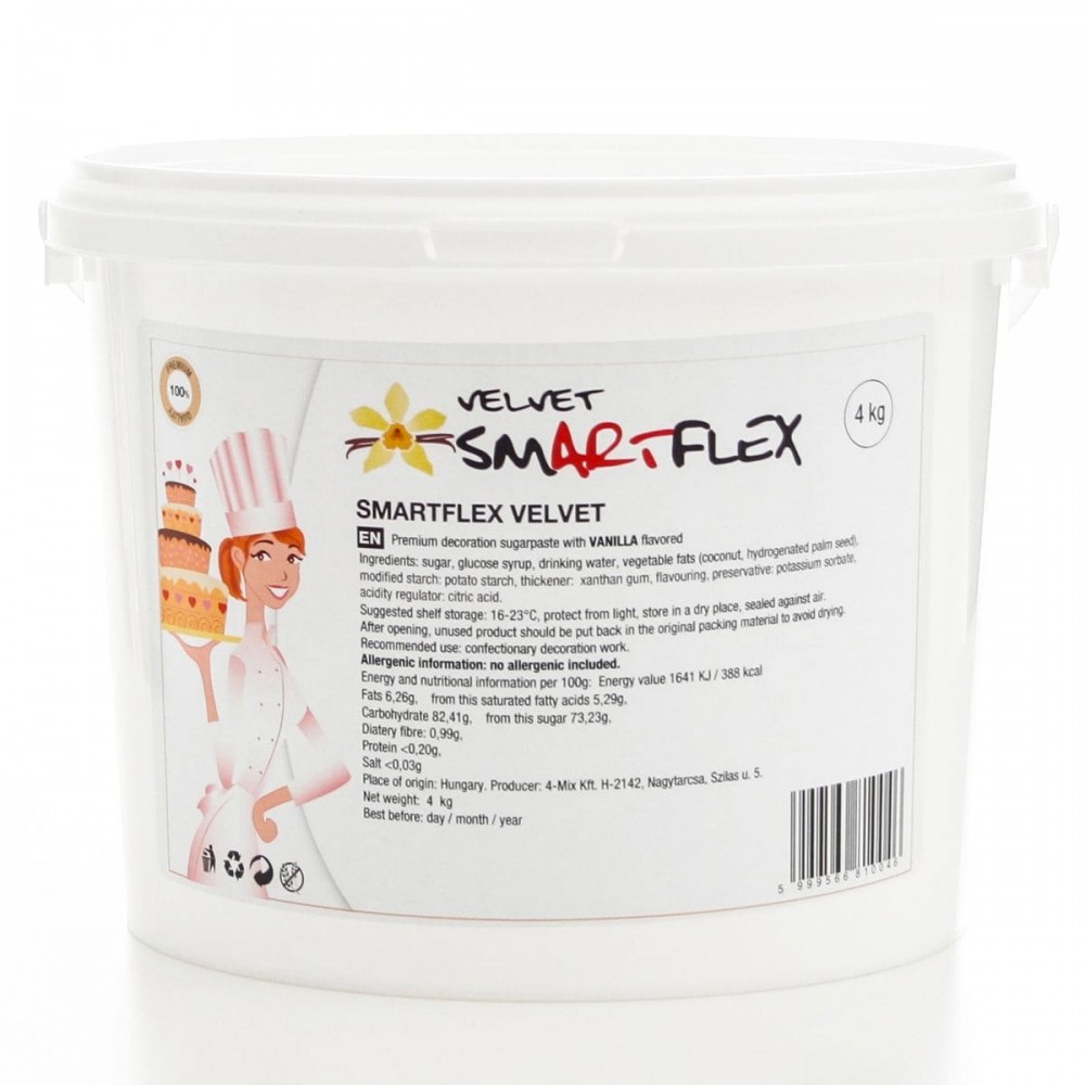 Smartflex pâte à sucre blanc velours vanille