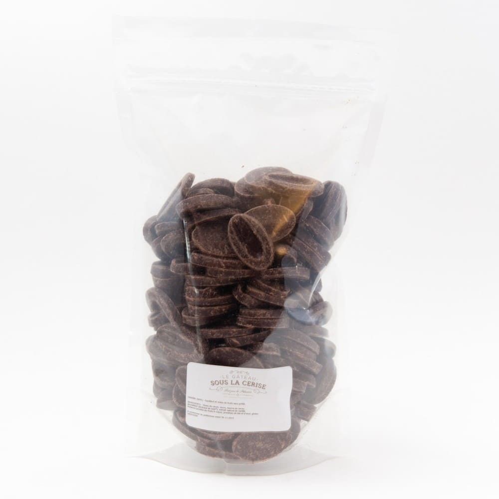 Caraïbe 66% - Chocolat de couverture noir en fèves 500g VALRHONA