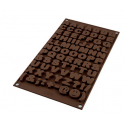 Moule à chocolat en silicone Choco ABC silikomart