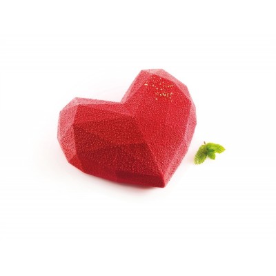 Moule en silicone coeur amore Origami silikomart