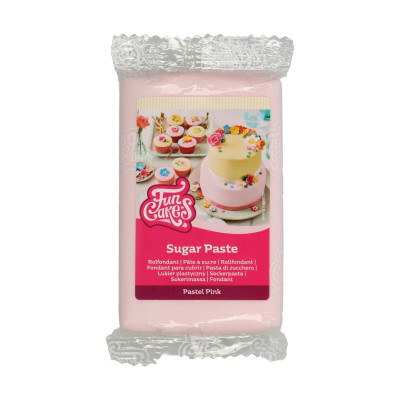 Pâte à sucre rose pastel 250g